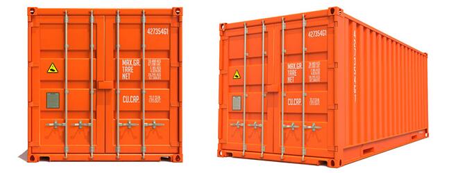 原来集装箱上有密码！